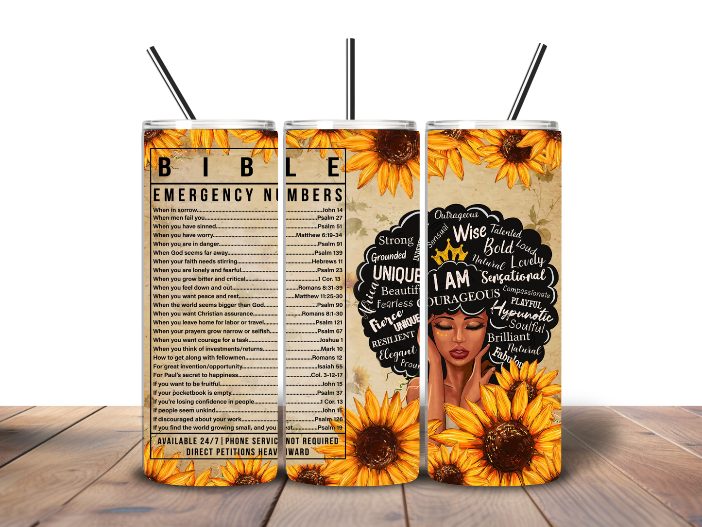 Bible Affirmation Tumbler 20oz